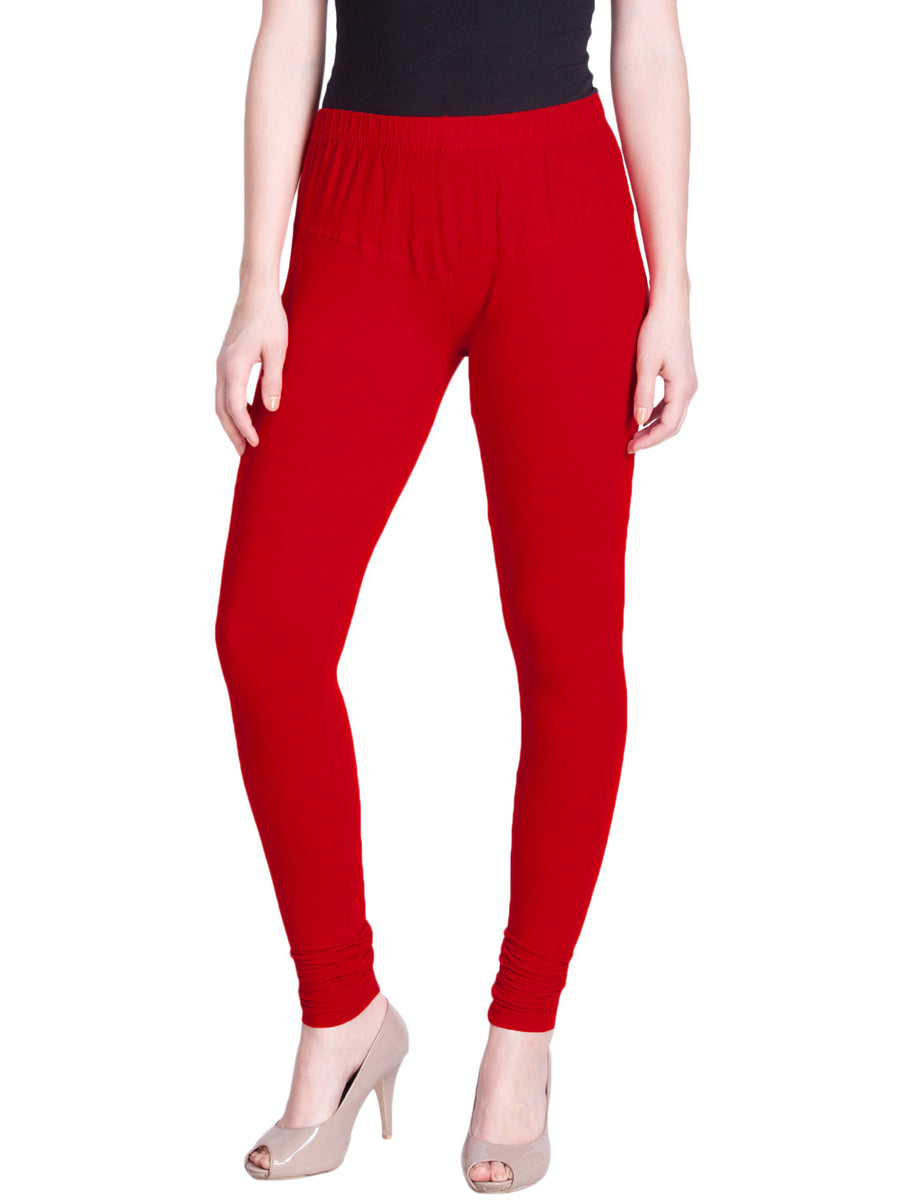 Red Premium Churidar Leggings