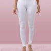 White  Ankle Premium  Leggings