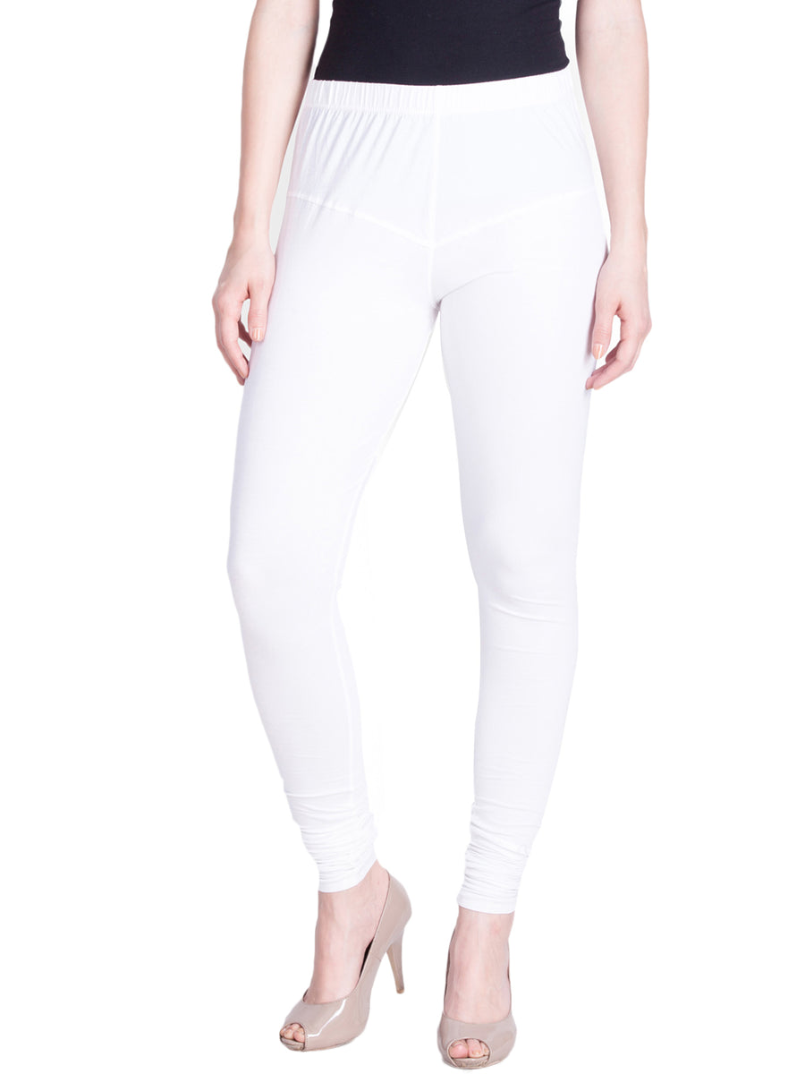 White Churidar Premium  Leggings