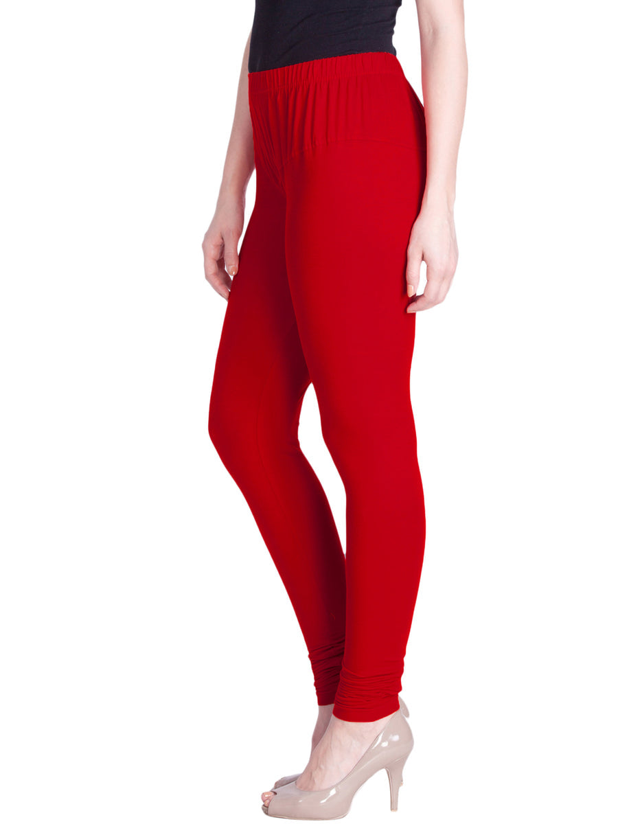 Red Premium Churidar Leggings