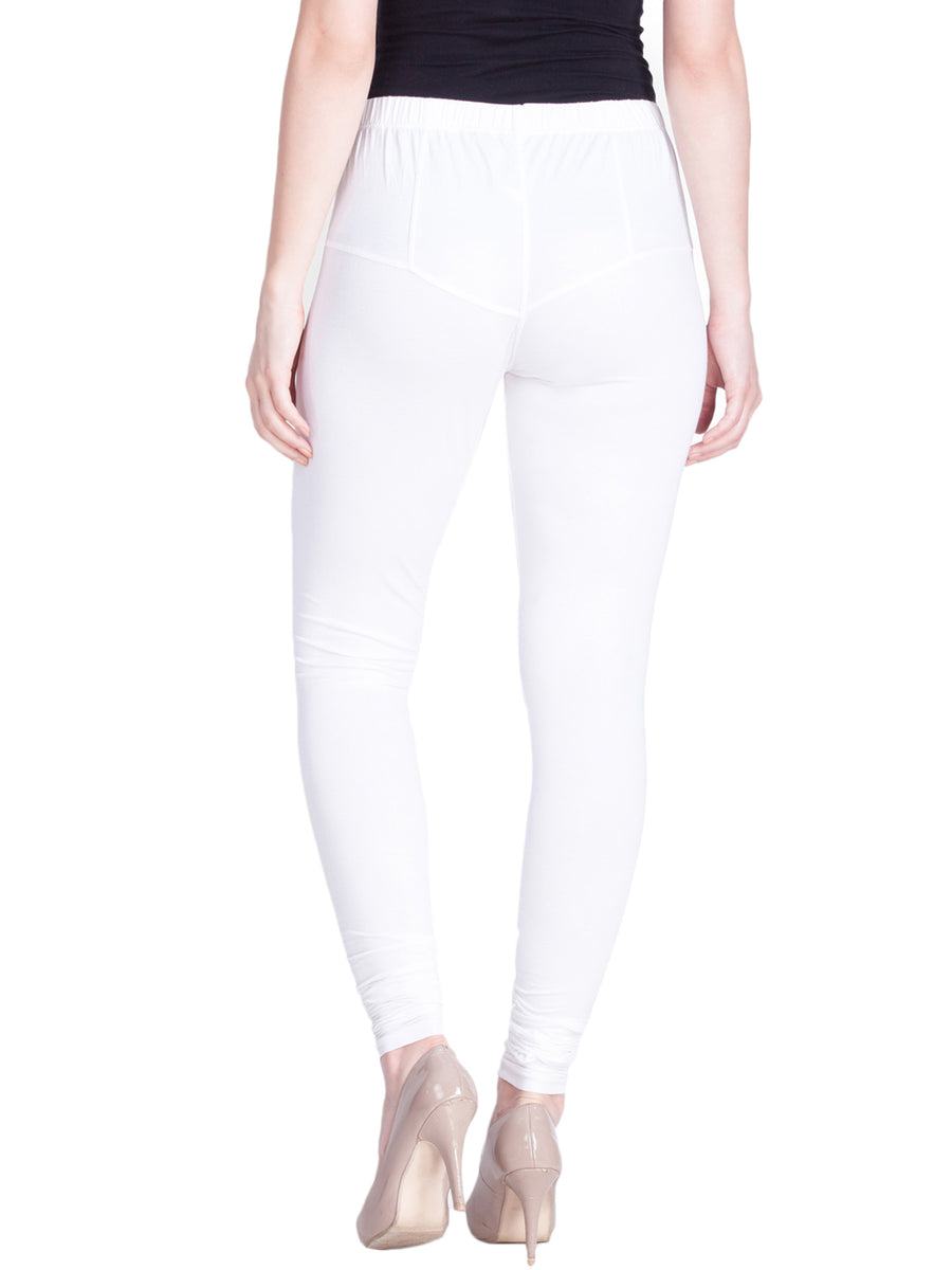 White Churidar Premium  Leggings
