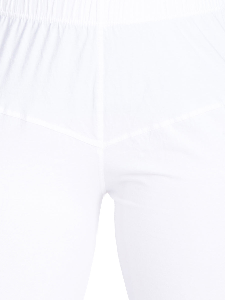 White Churidar Premium  Leggings