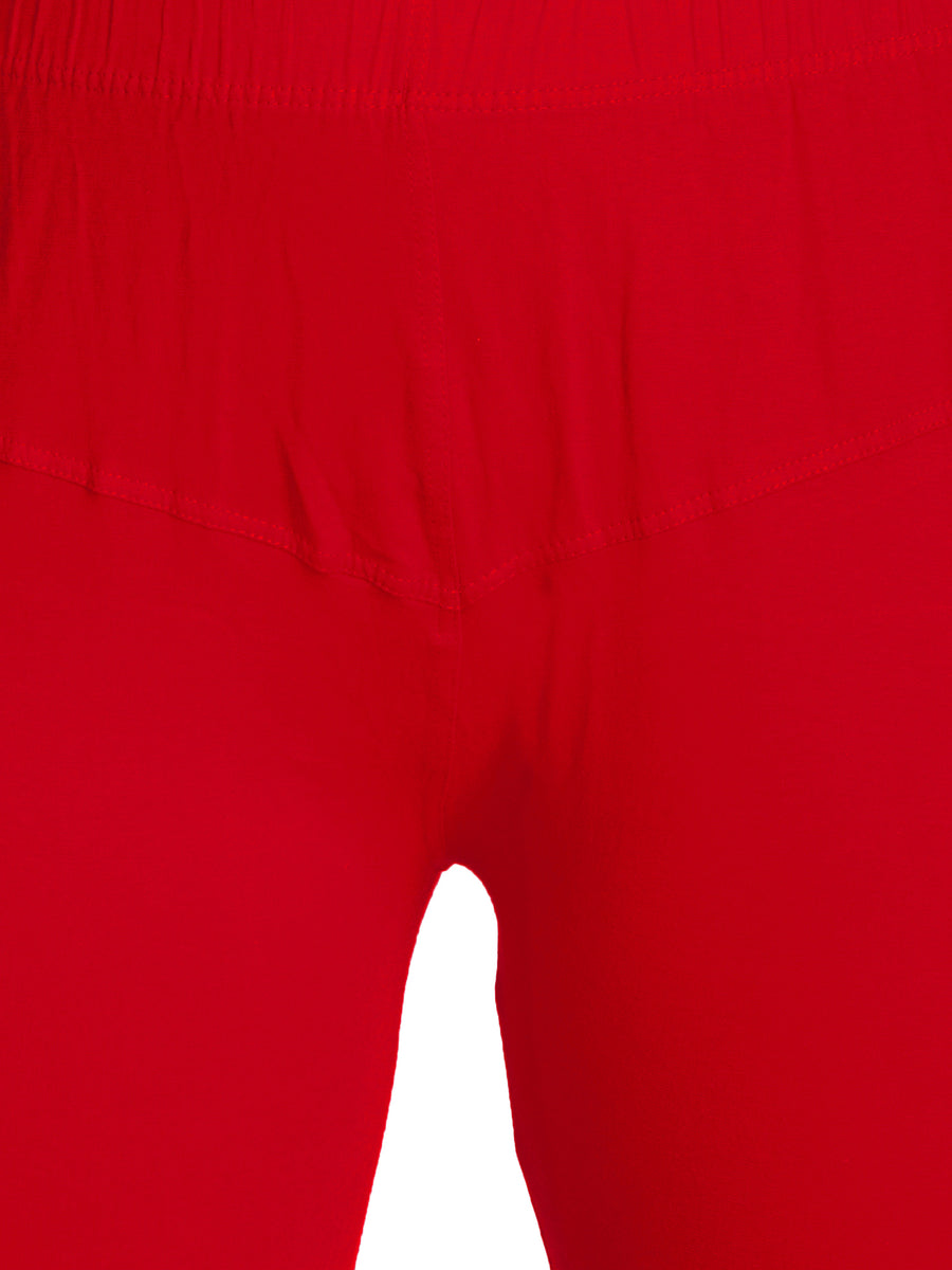 Red Premium Churidar Leggings