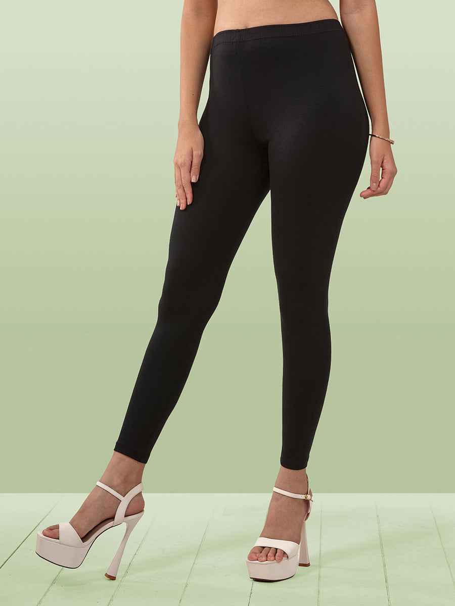 Black Ankle Premium  Leggings