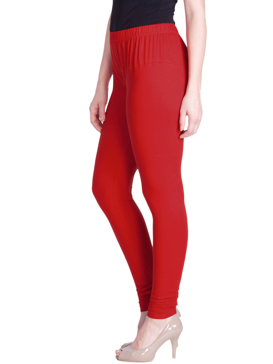 Red Premium Churidar Leggings