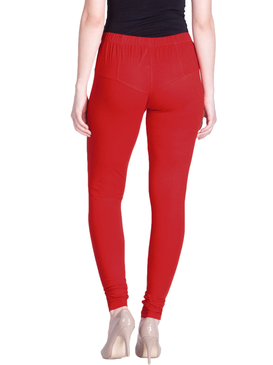 Red Premium Churidar Leggings